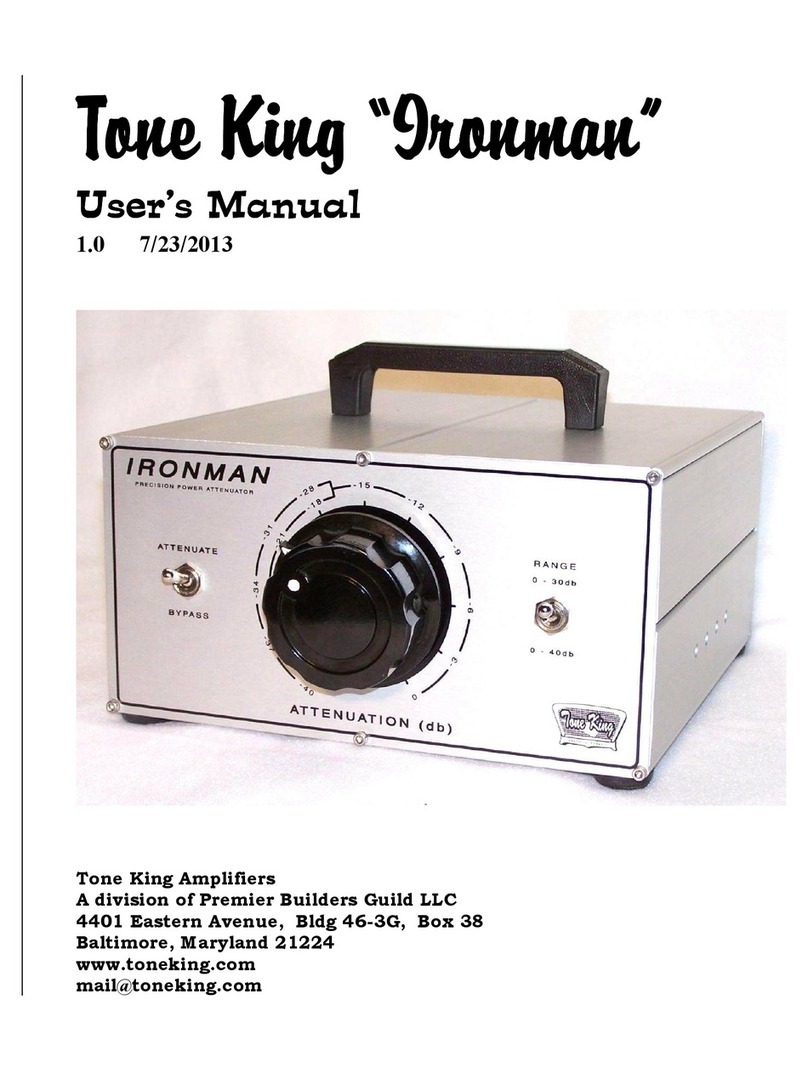 Tone King Ironman user manual