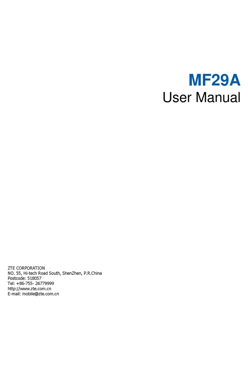 Zte MF29A user manual