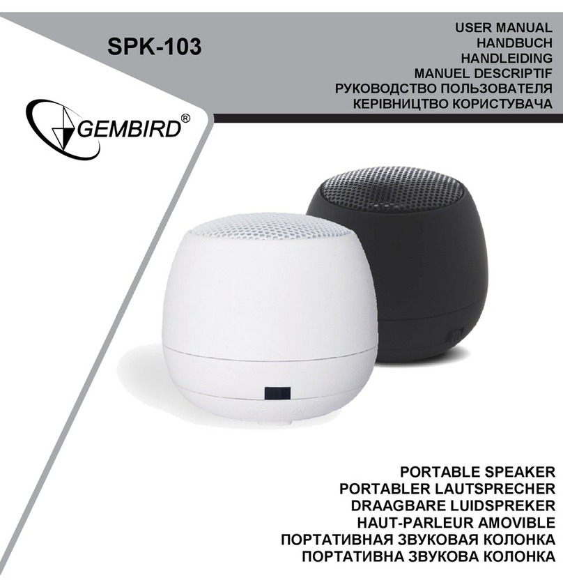 Gembird SPK-103 User manual