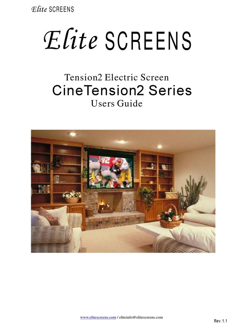 Elite Screens CineTension2 Series User manual