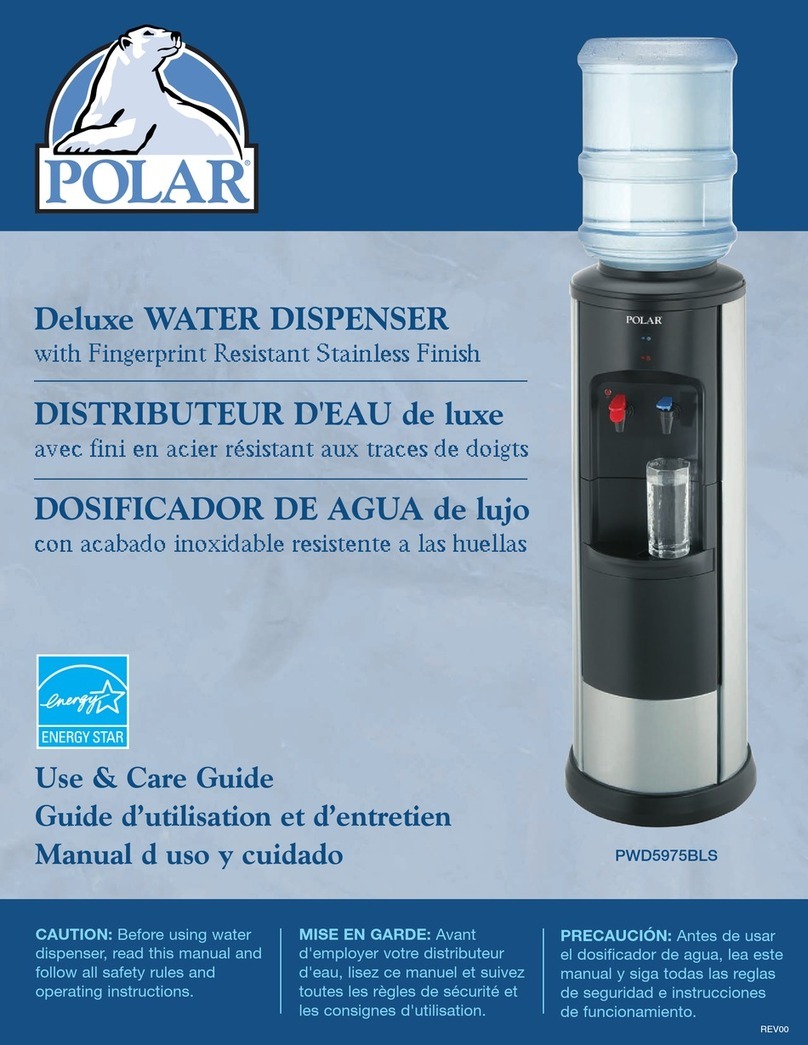 Polar Electro PWD5975BLS Use & care guide