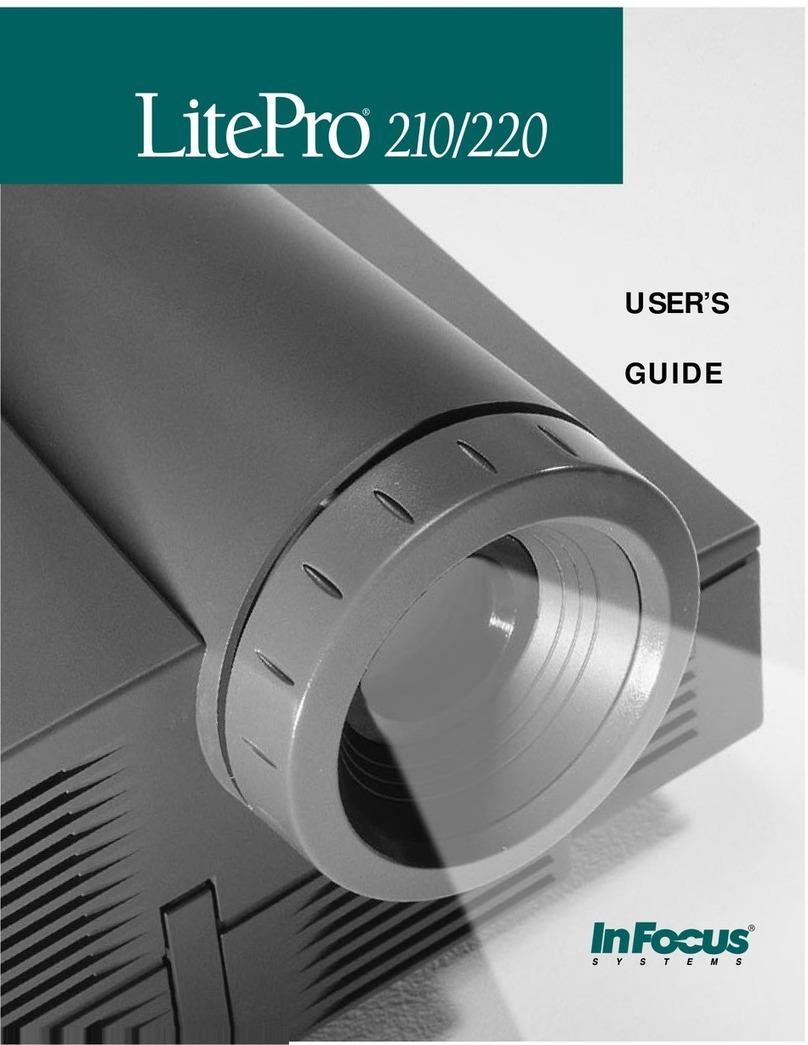 InFocus LitePro 210 User manual