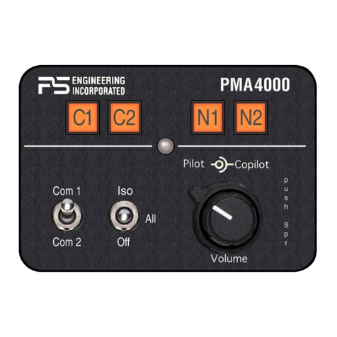 PS Engineering PMA4000 TSO User manual