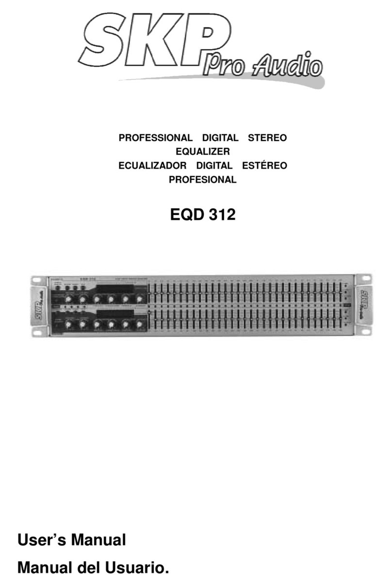 SKP Pro Audio EQD 312 user manual