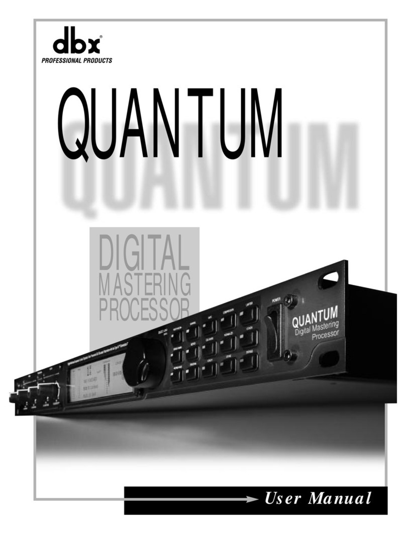 dbx QUANTUM user manual