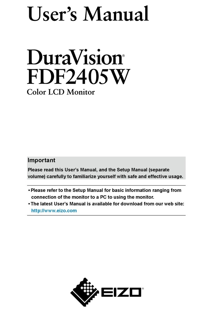 Eizo DuraVision FDF2405W User manual