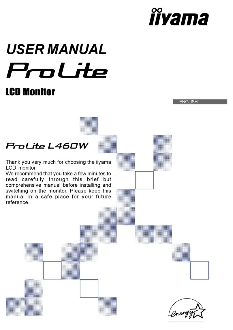Iiyama ProLite L460W User manual
