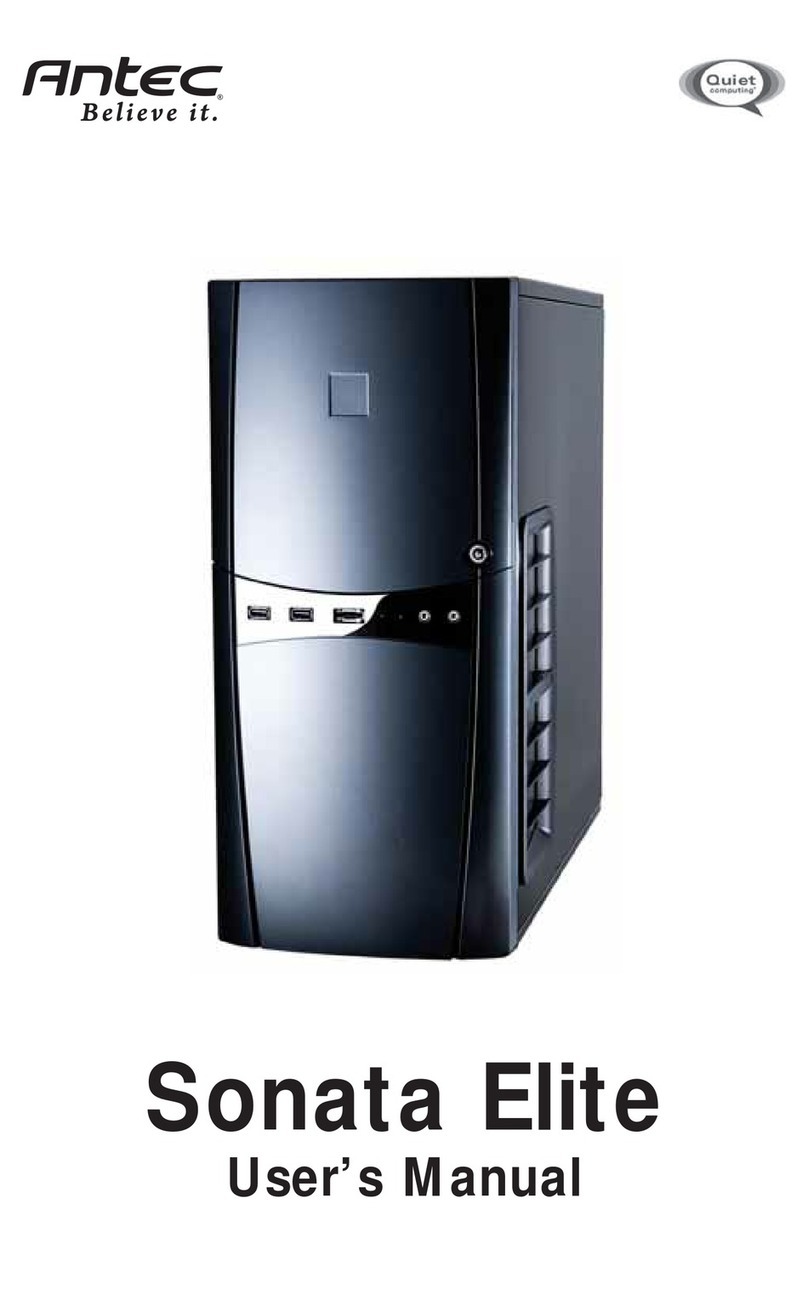 Antec Sonata Elite user manual
