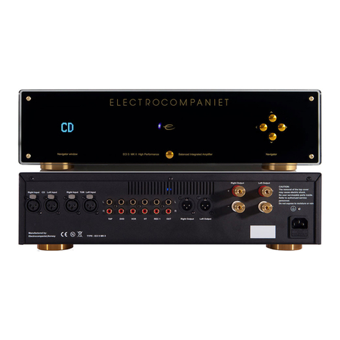 ELECTROCOMPANIET ECI 5 MKII User manual