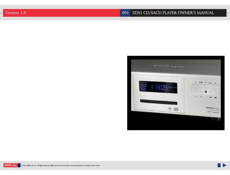 EMM Labs XDS1 owner's manual
