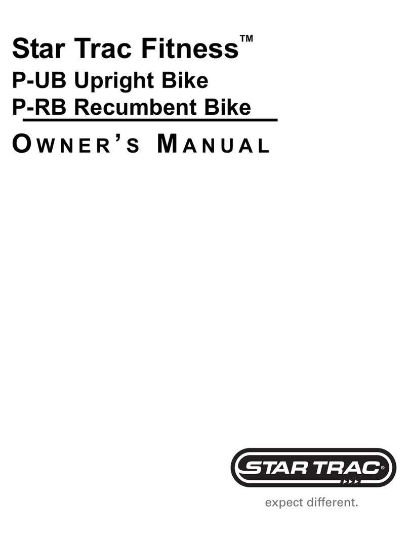 STAR TRAC FITNESS P-UB owner's manual