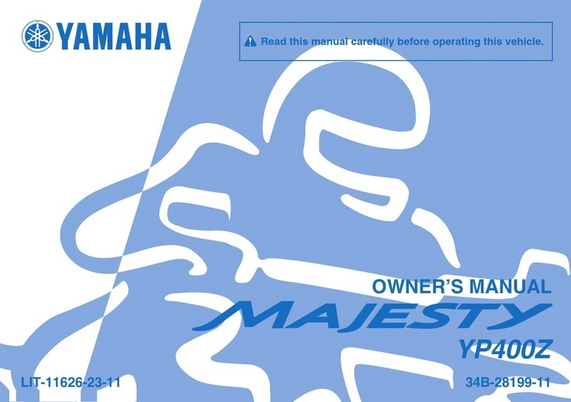 Yamaha Majesty YP400Z User manual