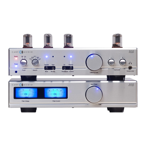 Cary Audio Design SLP 05 User manual