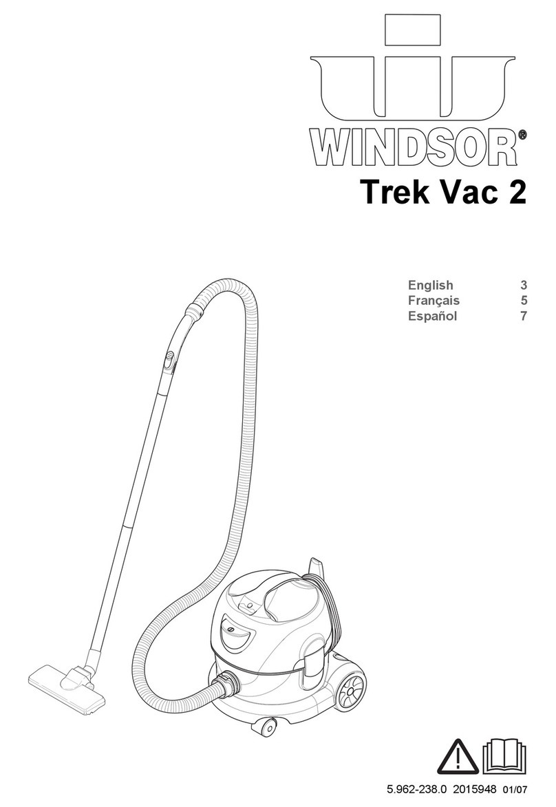 Windsor Trek Vac 2 User manual
