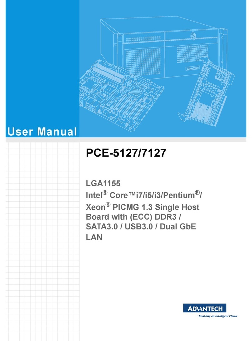 Advantech PCE-5127 User manual