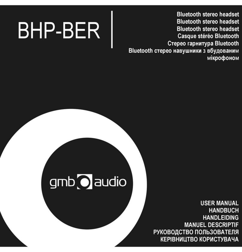GMB Audio BHP-BER user manual