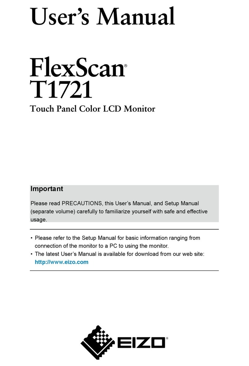 Eizo FLEXSCAN T1721 User manual