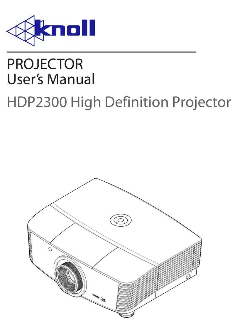 Knoll HDP2300 User manual