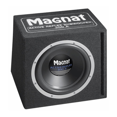 Magnat Audio ACTIVE REFLEX 300A User manual