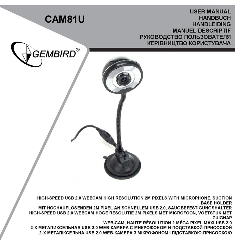 Gembird CAM81U User manual