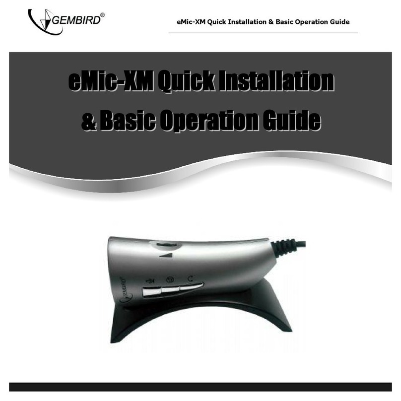 Gembird EMIC-XM Troubleshooting guide