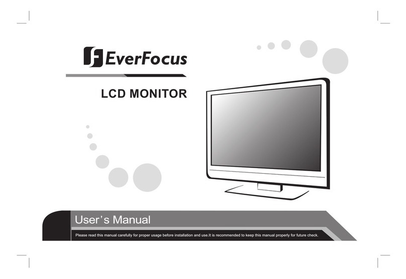 EverFocus LCD Monitor User manual