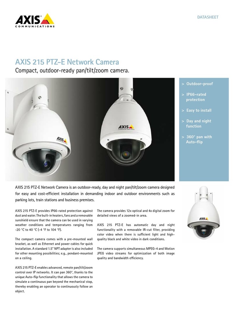 Axis AXIS 215 PTZ-E User manual