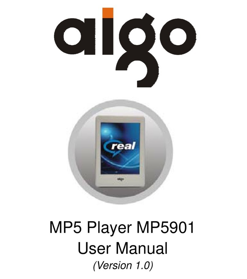 Aigo MP5901 user manual