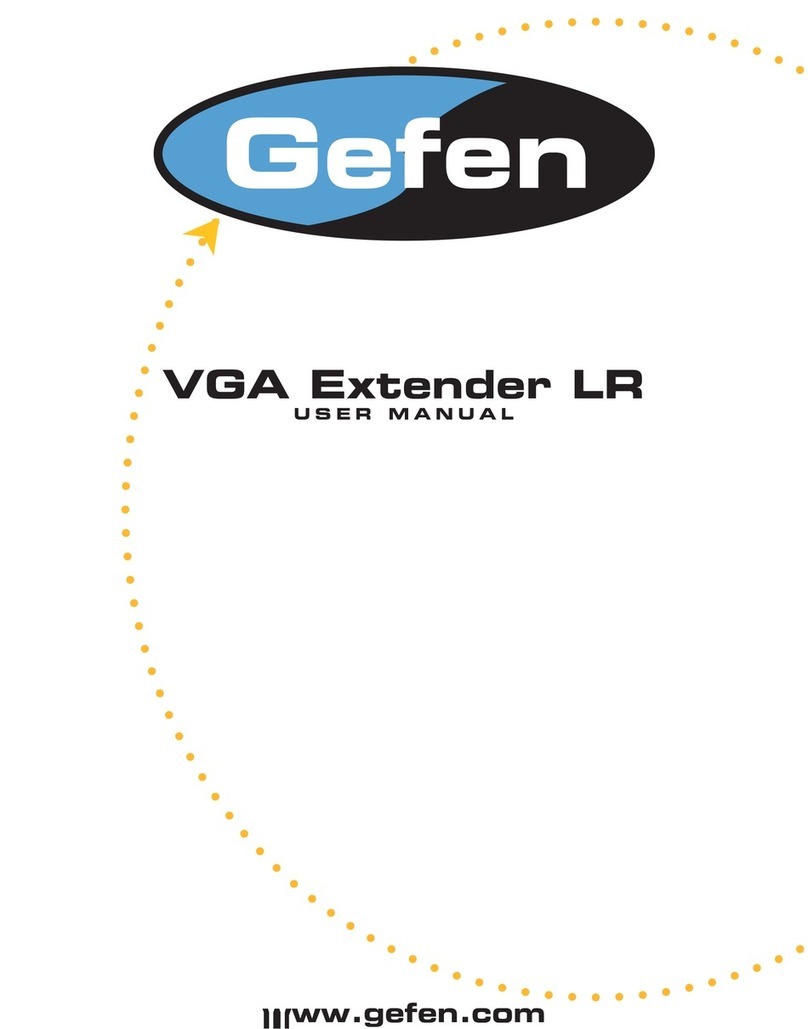 Gefen VGA-141LR user manual