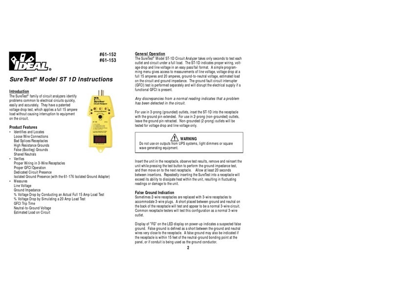 IDEAL ST 1D instructions