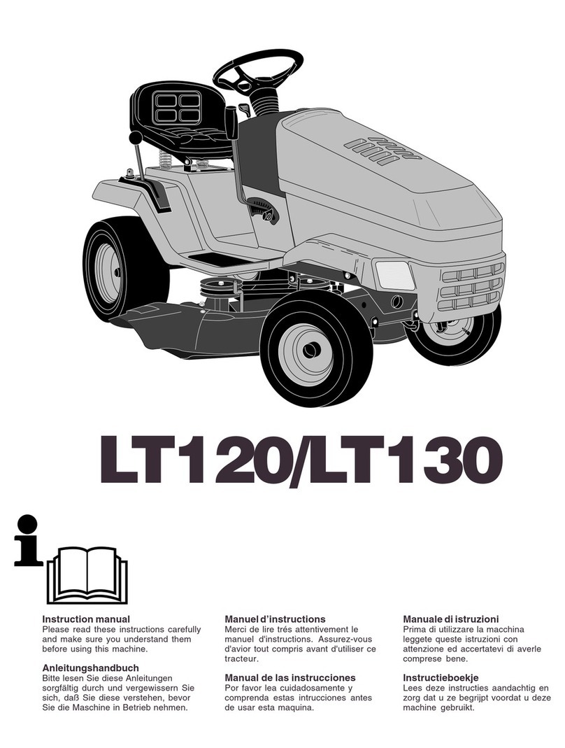 Husqvarna LT120 instruction manual