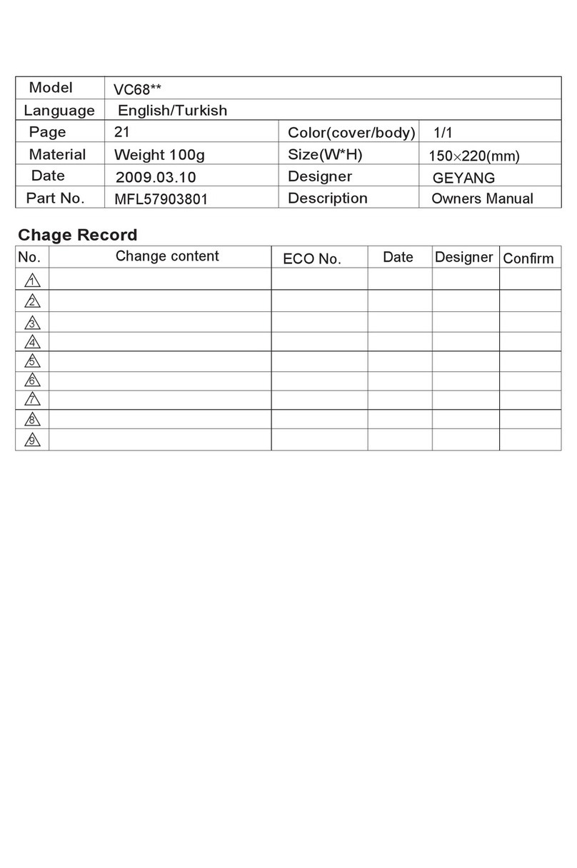 LG VC6820NHTQ owner's manual