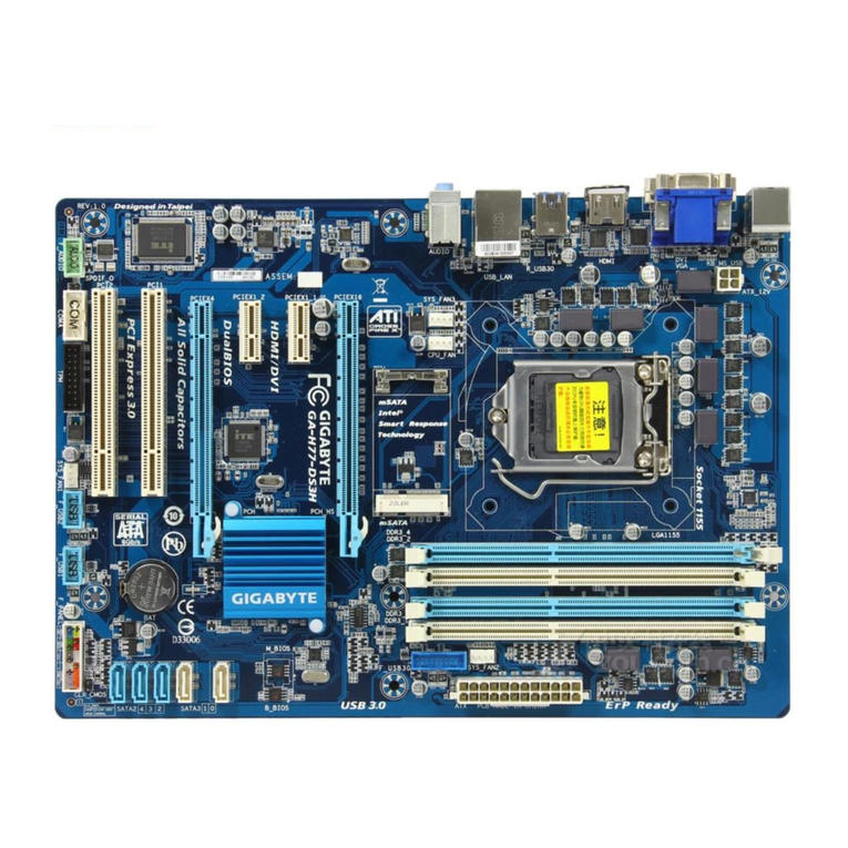 Gigabyte GA-H77-D3H-MVP user manual