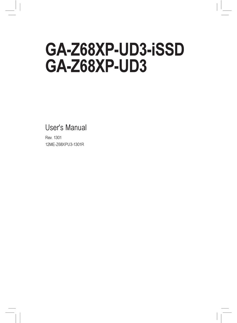 Gigabyte GA-Z68XP-UD3-iSSD user manual