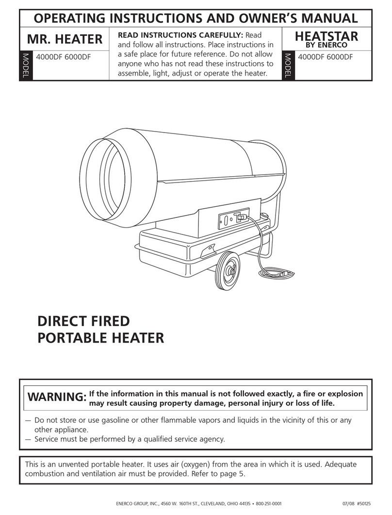 MrHeater heatstar 4000DF Assembly instructions