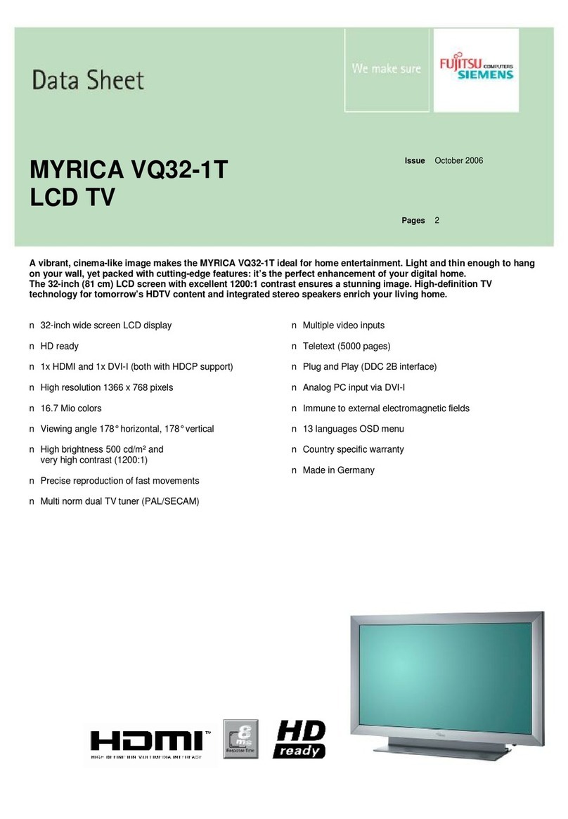 Fujitsu Siemens Computers MYRICA VQ32-1T datasheet