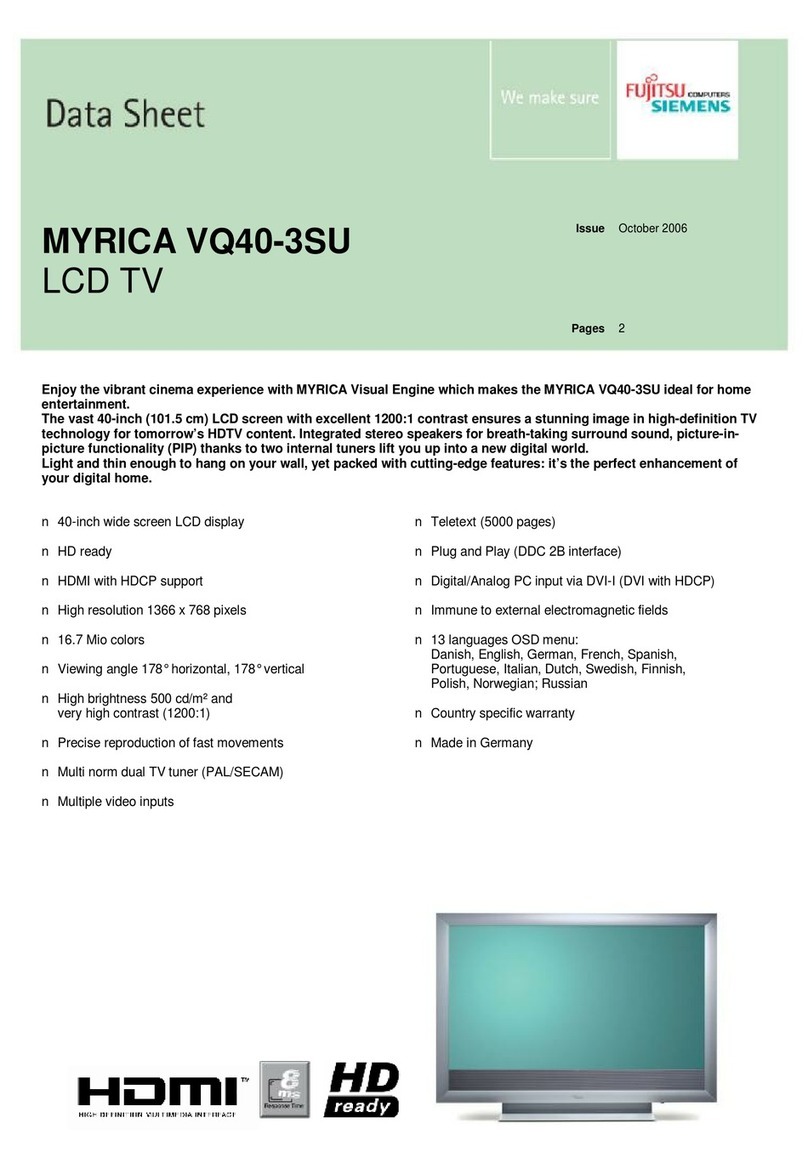 Fujitsu Siemens Computers MYRICA VQ40-3SU User manual