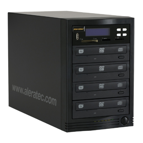 Aleratec DVD/CD Flash Copy Tower User manual Aleratec DVD/CD Flash Copy Tower User manual