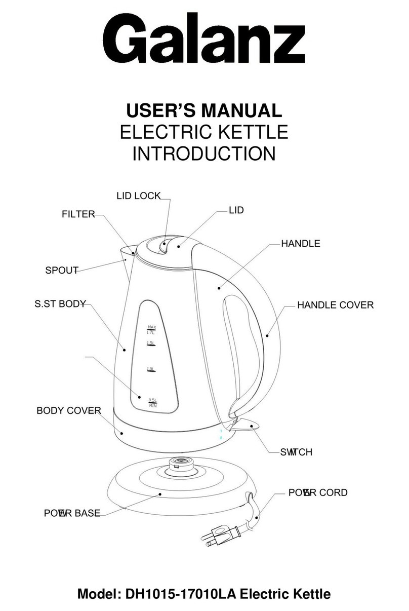Galanz DH1015 User manual