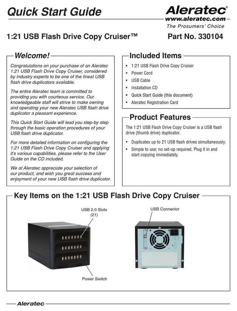 Aleratec 330104 quick start guide