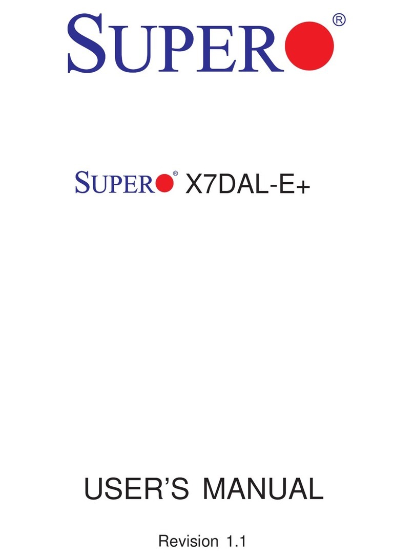Supero X7DAL-E+ user manual