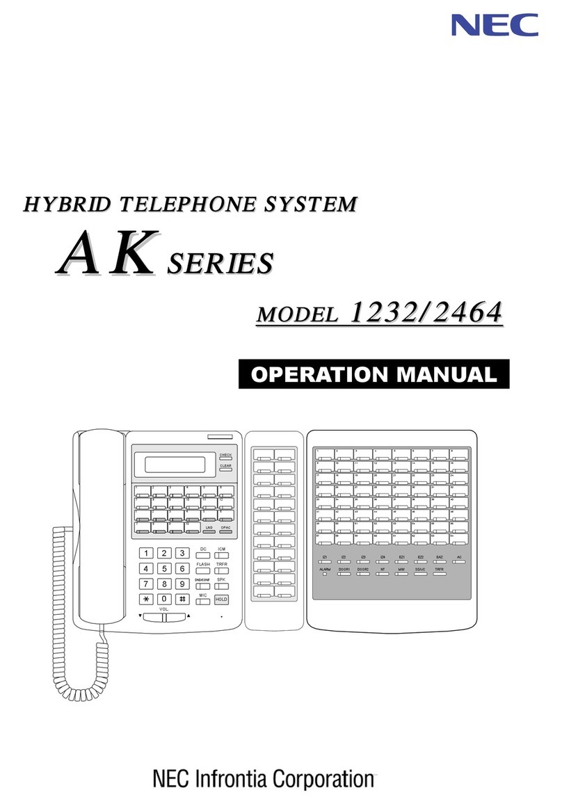 NEC 1232 AK Series User manual NEC 1232 AK Series User manual
