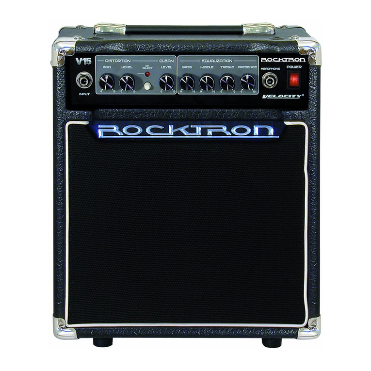 Rocktron Velocity V15 User manual Rocktron Velocity V15 User manual