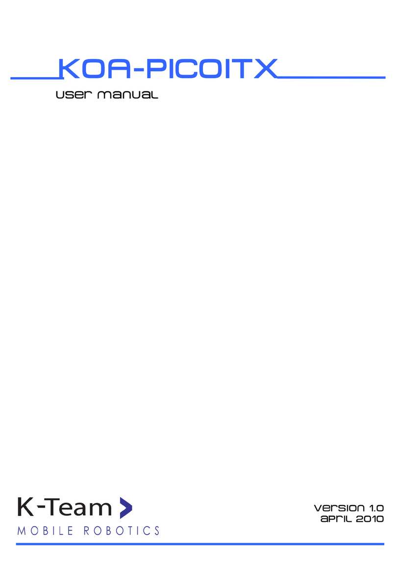 K-Team Koa-PicoITX User manual
