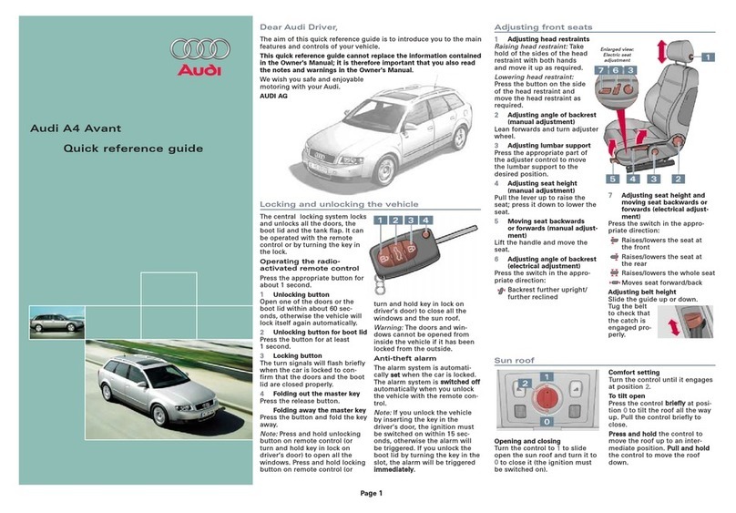 Audi A4 Avant User manual
