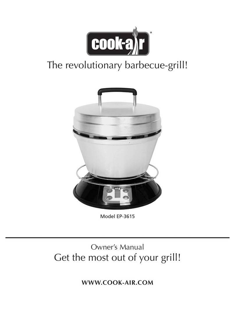 Cook-air EP-3615 owner's manual