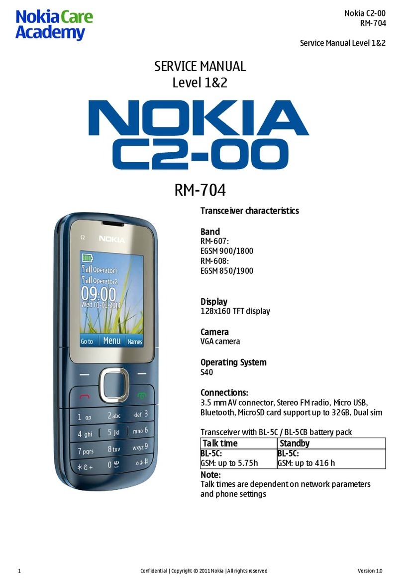 Nokia C2-00 Service manual