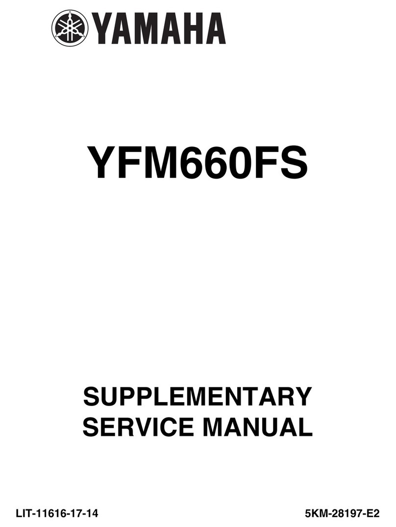 Yamaha YFM660FS Supplementary service manual