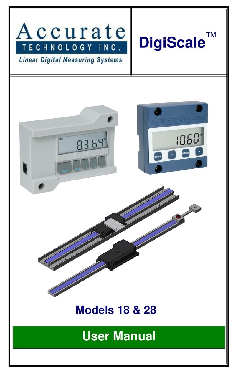 Accurate Technology DigiScale 18 User manual