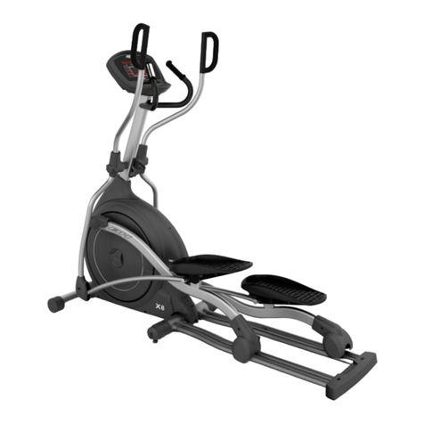 BH FITNESS X8 ELLIPTICAL owner's manual